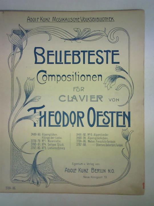 (Notensammlung) - Musikalische Volksbibliothek. 7 Hefte in einem Band
