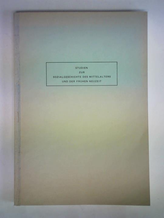 Kopitzsch, Franklin / Lorenzen-Schmidt, Klaus J. / Wunder, Heide (Hrsg.) - Studien zur Sozialgeschichte des Mittelalters und der Frhen Neuzeit