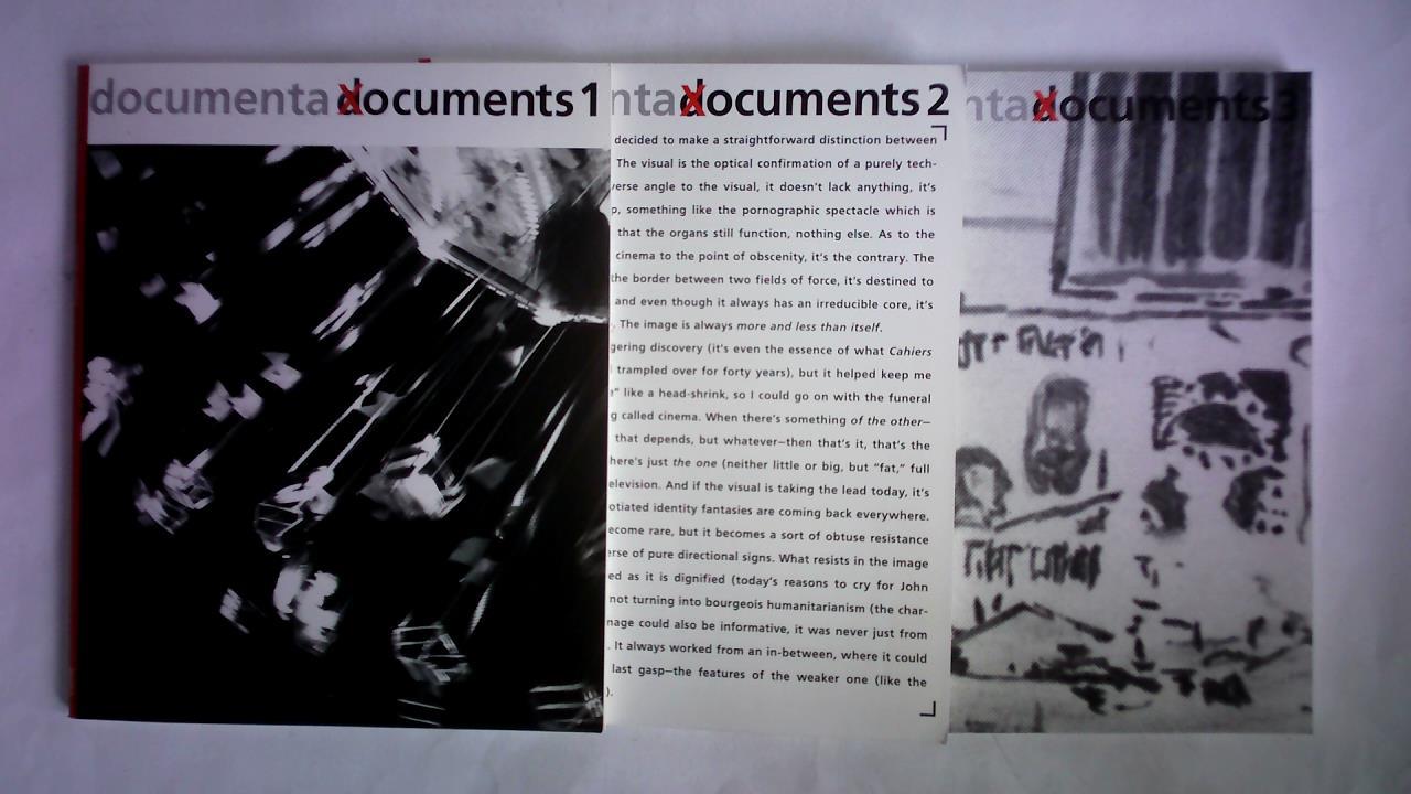Documenta GmbH (Hrsg.) - Documenta X documents, Heft 1 - 3. Zusammen 3 Hefte