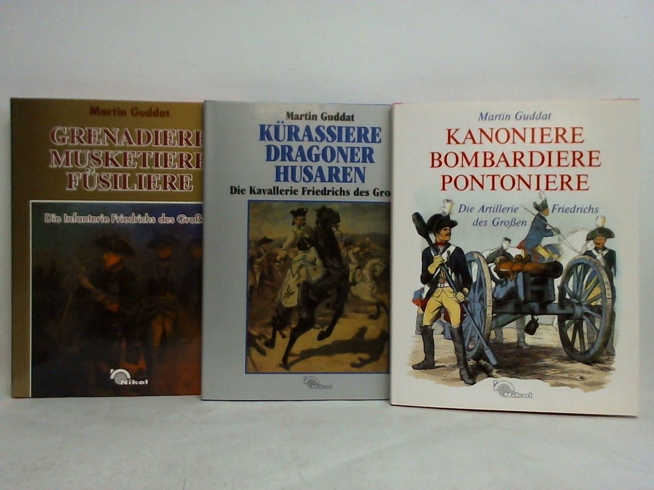 Guddat, Martin - 3 Bnde zum Thema Militr - Friedrich der Groe