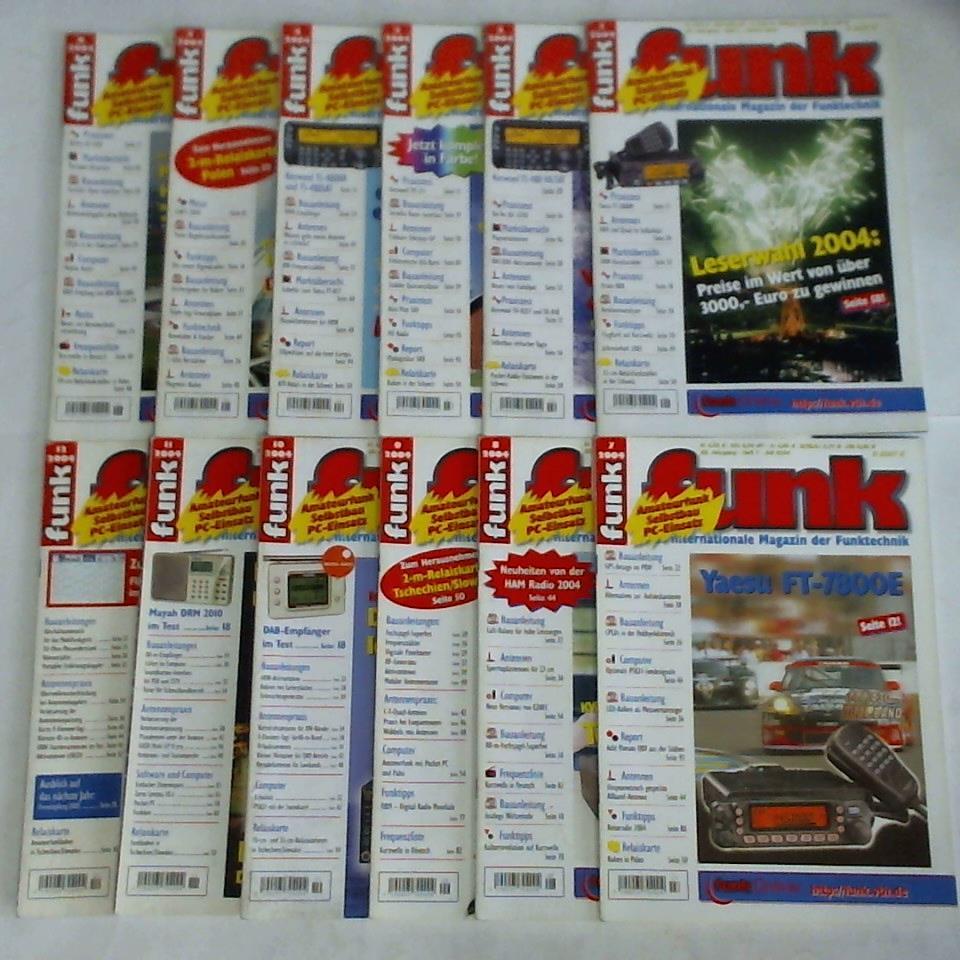Funk - Das internationale Magazin der Funktechnik - Funk - 28. Jahrgang 2004, Heft 1 bis 12. Zusammen 12 Hefte