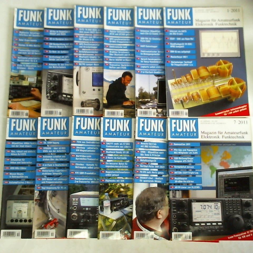 Funkamateur - Das Magazin fr Amateurfunk, Elektronik und Funktechnik - Funkamateur - 60. Jahrgang 2011, Heft 1 bis 12. Zusammen 12 Hefte