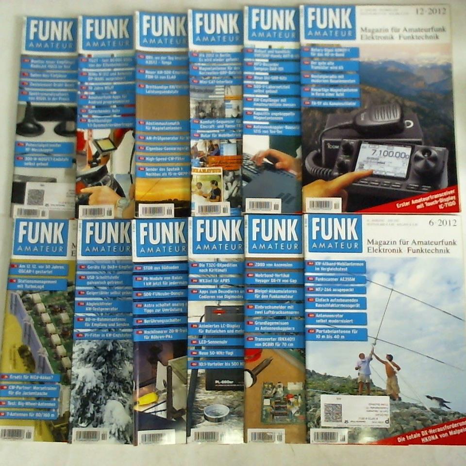Funkamateur - Das Magazin fr Amateurfunk, Elektronik und Funktechnik - Funkamateur - 61. Jahrgang 2012, Heft 1 bis 12. Zusammen 12 Hefte