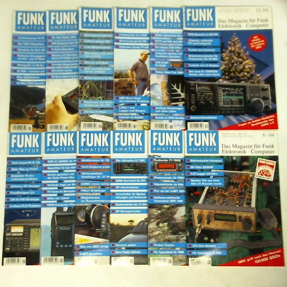 Funkamateur - Das Magazin fr Funk, Elektronik, Computer - Funkamateur - 53. Jahrgang 2004, Heft 1 bis 12. Zusammen 12 Hefte