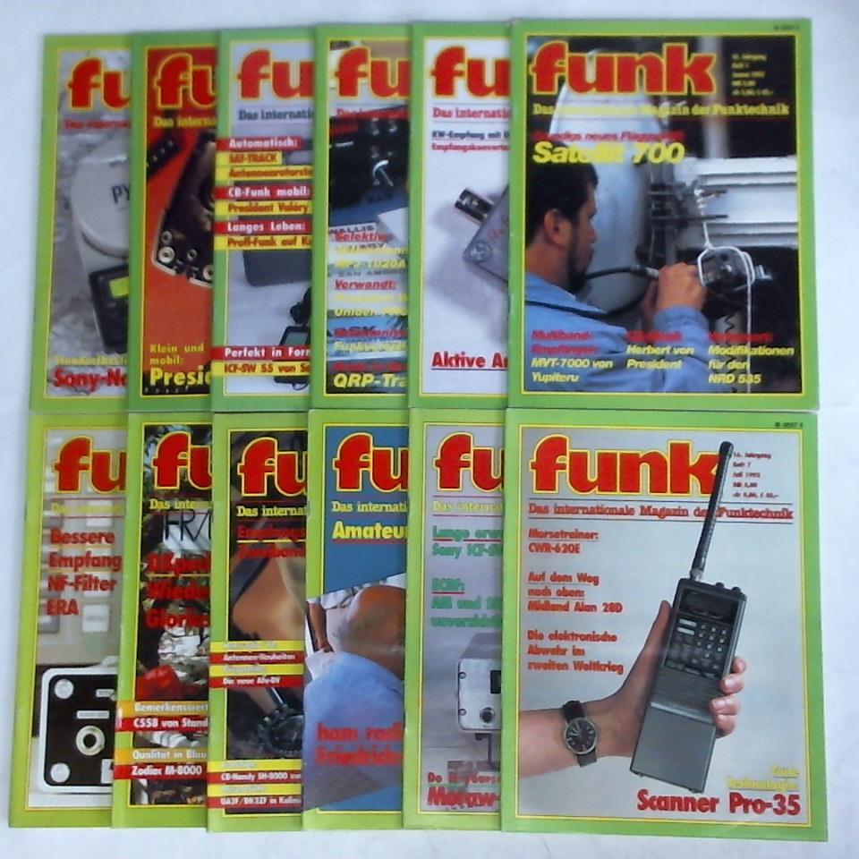 Funk - Das internationale Magazin der Funktechnik - Funk - 16. Jahrgang 1992, Heft 1 bis 12. Zusammen 12 Hefte