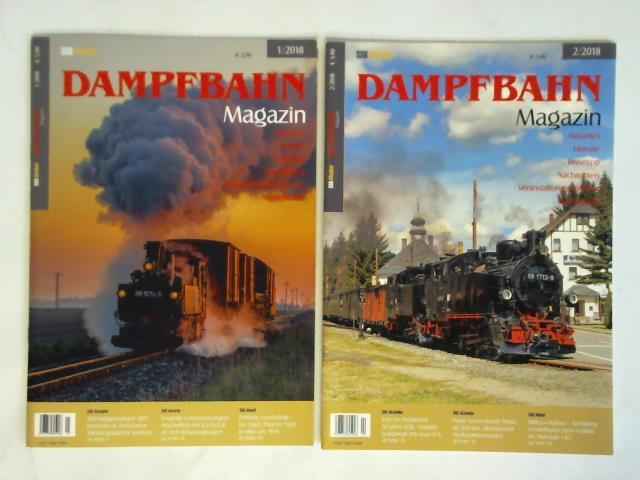 Dampfbahn-Magazin - 11. Jahrgang 2018, Heft Nr. 1 und 2. Zusammen 2 Hefte