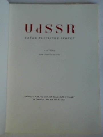 Lasareff, Victor / Demus, Otto - UdSSR - Frhe Russische Ikonen