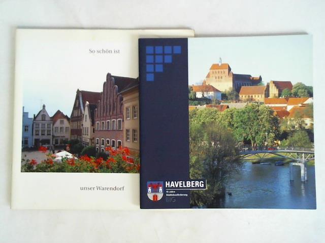 (Warendorf / Havelberg) - So schn ist Warendorf; Sven Beckstette / 10 Jahre Stdtebaufrderung Havelberg 1991 - 2001; Gudrun Krger u.a. Zusammen 2 Bnde