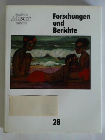 Thiele, Karin (Redaktion) - Staatliche Museen zu Berlin. Forschungen und Berichte 28