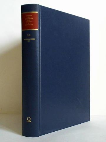 Raabe, Paul (Hrsg.) - Handbuch der historischen Buchbestnde in Deutschland, Band 2.2: Niedersachsen H - Z