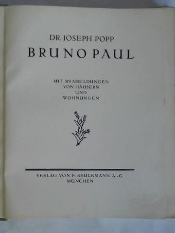 Popp, Joseph - Bruno Paul