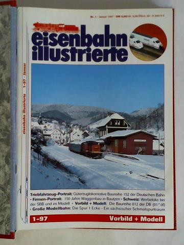 Eisenbahn-Illustrierte - Vorbild + Modell - Jahrgang 1997, Heft 1 bis 9. Zusammen 9 Hefte