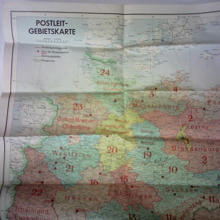 Postleitgebietskarte