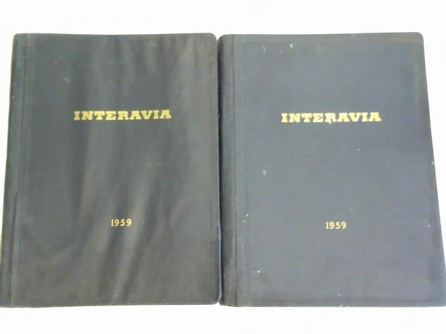 Interavia - Querschnitt der Weltluftfahrt/ Heiman, E. E. (Chefredakteur) - 14. Jahrgang 1958 Heft Nr. 1 - 12 in 2 Leinen-Verlagsmappen