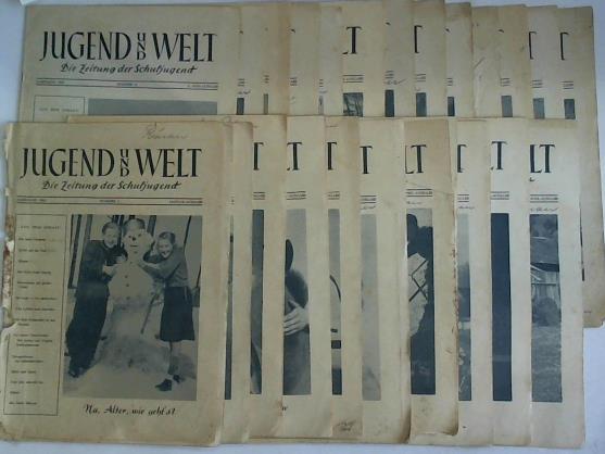 Jugend und Welt - Die Zeitung der Schuljugend. 23 Hefte aus 1951/52