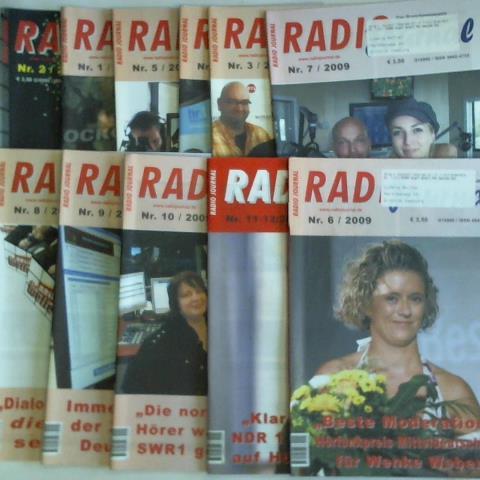 Radio-Journal - Jahrgang 2009. Heft 1 bis 12. Zwlf Hefte der Reihe
