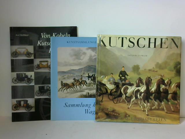 Gelbhaar/ Damase/ Kunstsammlung zu Weimar - Kutschen. Sammlung von 3 Bnden