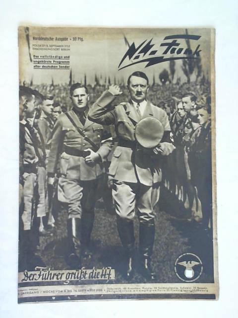 N. S. - Funk - Folge 37/ 8. September 1935: Der Fhrer grt die H. J., 3. Jahrgang/ Woche vom 8. bis 14. September 1935. Norddeutsche Ausgabe