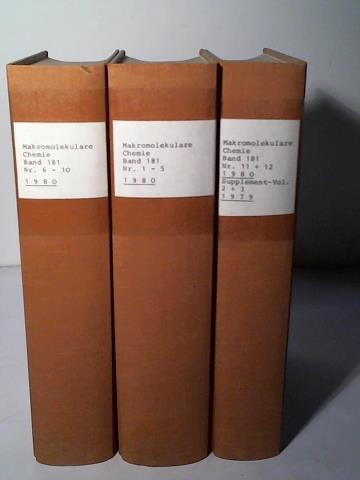 Verschiedene Autoren - Die Makromolekulare Chemie. 181. Band, Nr. 1-12