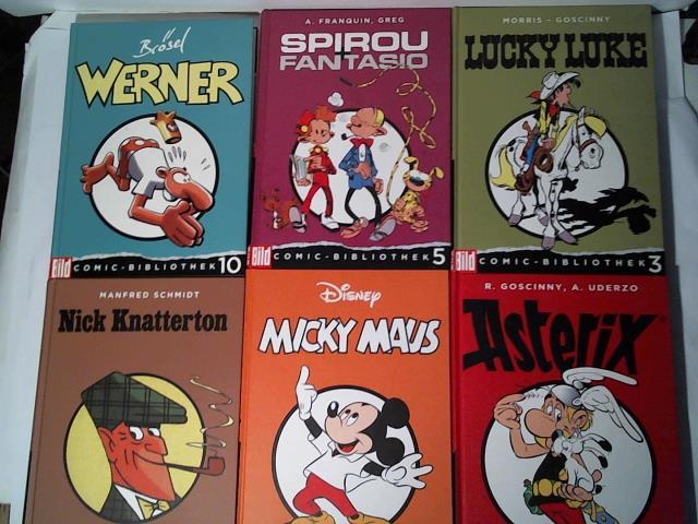 Verschiedene Autoren - Comic Bibliothek. Sammlung von 6 Bnden der Reihe