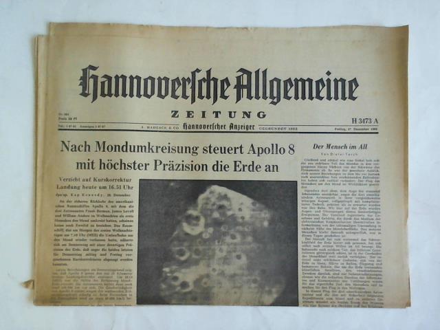 Hannoversche Allgemeine Zeitung, Hannoversche Anzeiger - Nr. 301 vom 27. Dezember 1968