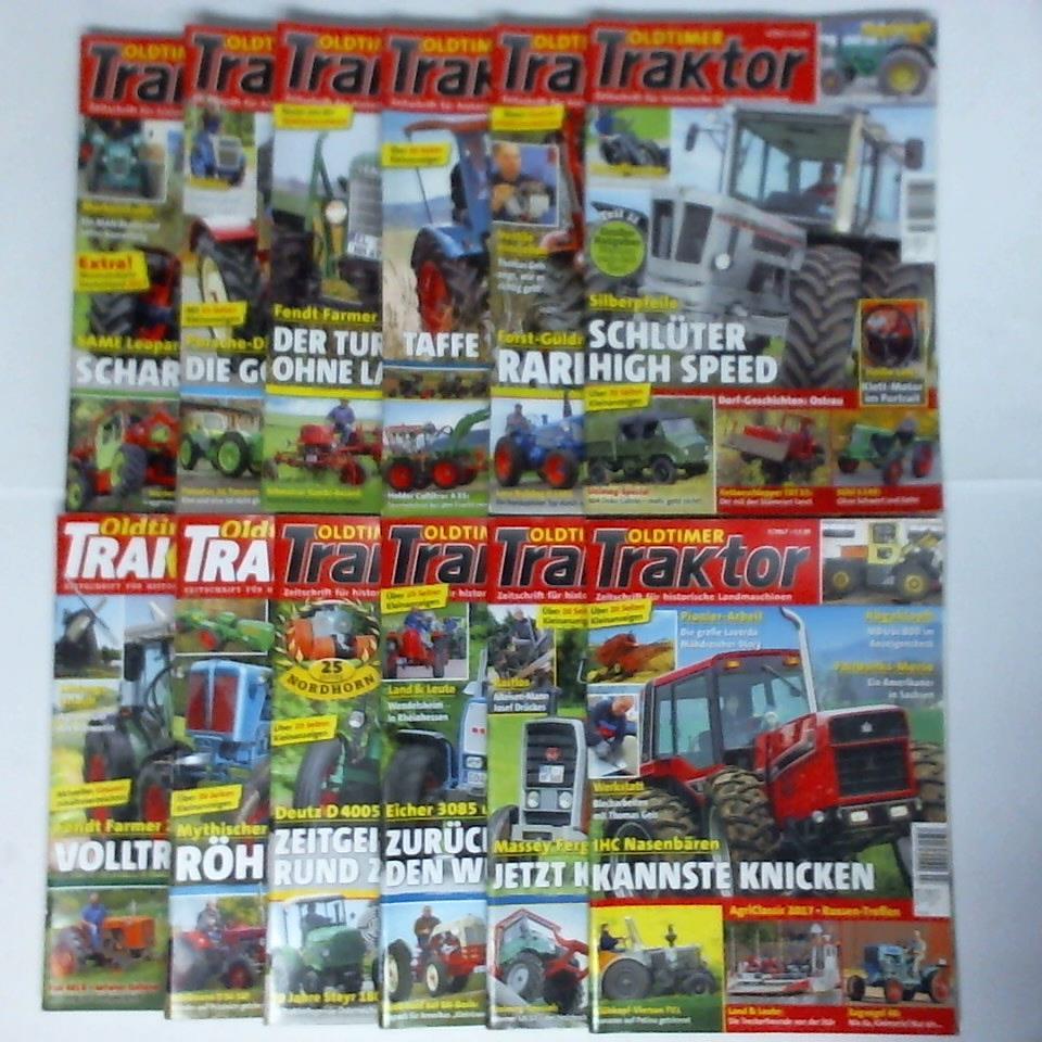 Oldtimer Traktor - Zeitschrift fr historische Landmaschinen - Oldtimer Traktor - Jahrgang 2017, Heft Nr. 1 bis 12. Zusammen 12 Hefte