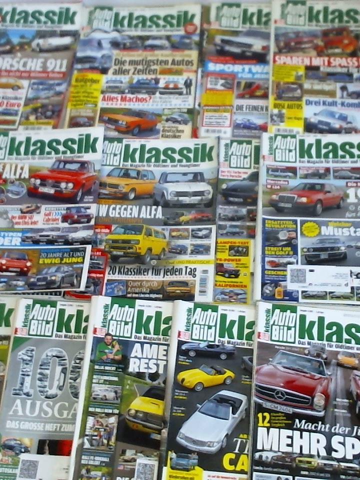 Auto Bild Klassik - Das Magazin fr Oldtimer und Youngtimer - Sammlung von 18 Heften aus 2007 bis 2017