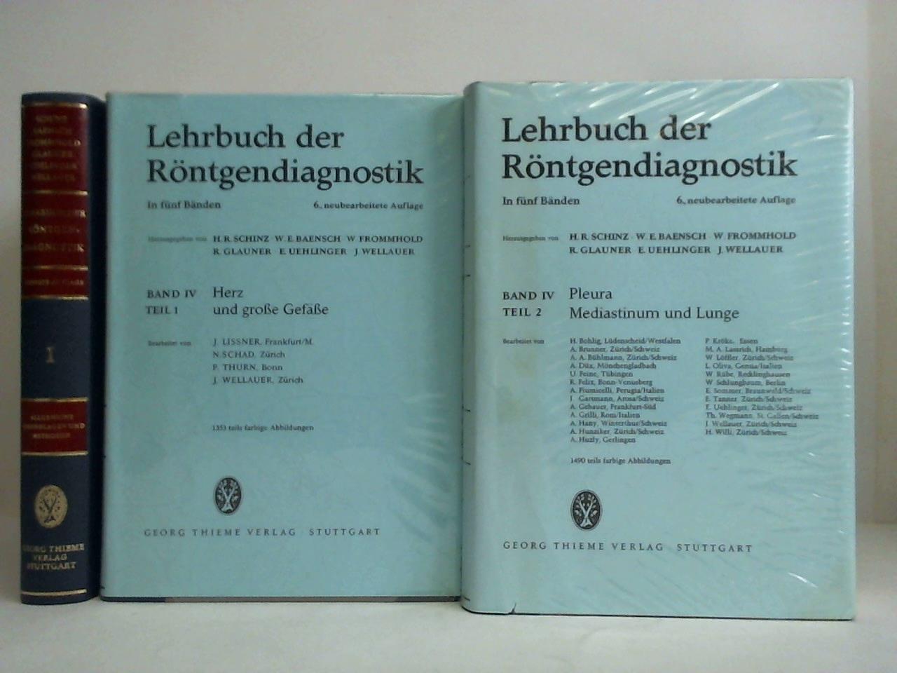 Schinz, H. R. / Baensch, W. E. / Frommhold, W. / Glauner, R., u.a. (Hrsg.) - Lehrbuch der Rntgendiagnostik. 3 Bnde (von 5 Bnden)
