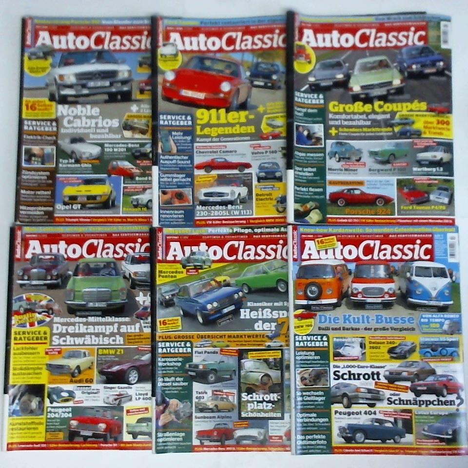 Auto Classic. Oldtimer & Youngtimer - Das Servicemagazin - Auto Classic. Oldtimer & Youngtimer - 7. Jahrgang 2012, Heft 1 bis 6. Zusammen 6 Hefte