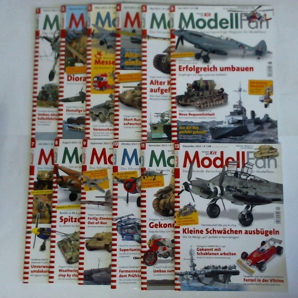 ModellFan - Das fhrende deutschsprachige Magazin fr Modellbau - ModellFan - 40. Jahrgang 2013, Heft 1 bis 12. Zusammen 12 Hefte
