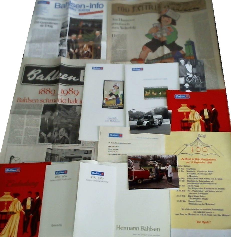 Bahlsen GmbH, Hannover (Hrsg.) - 1889 - 1989. 100 Jahre Bahlsen. Sammlung zum Firmenjubilum der Firma