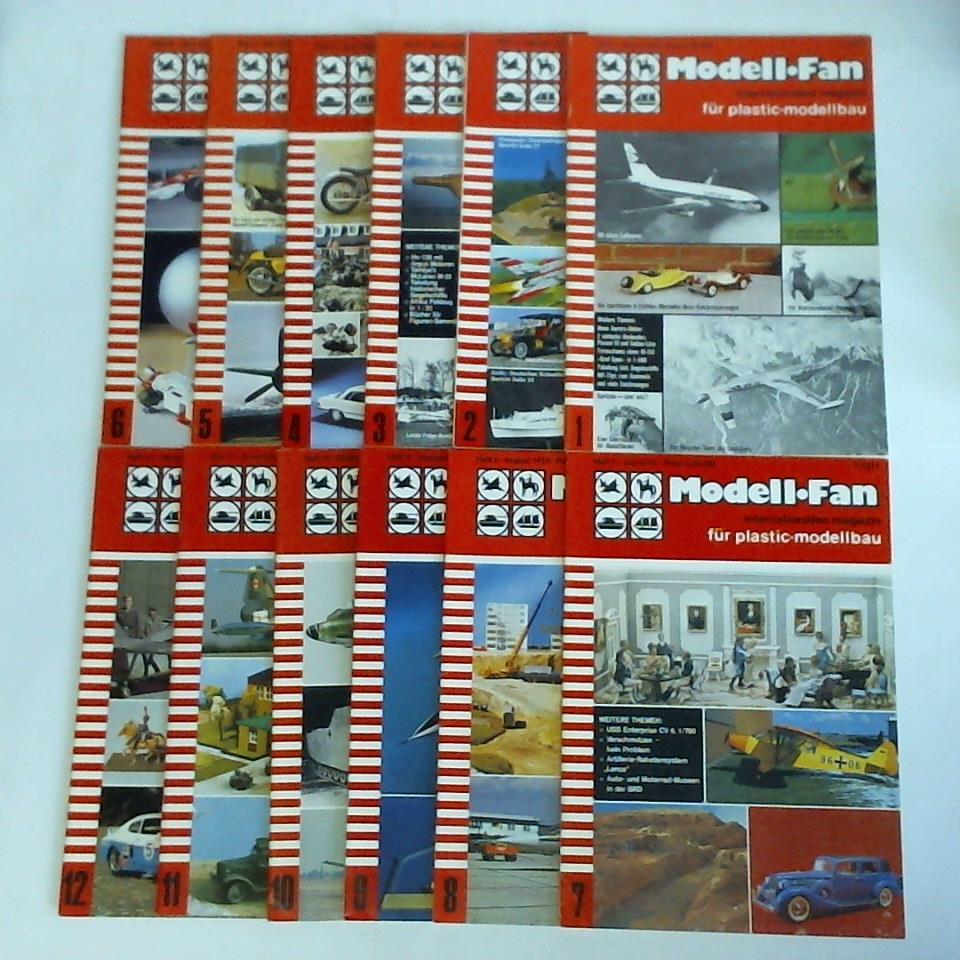 ModellFan - Internationales Magazin fr Plastic-Modellbau - ModellFan - 3. Jahrgang 1976, Heft 1 bis 12. Zusammen 12 Hefte