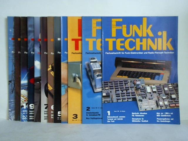 Funk-Technik - Fachzeitschrift fr Funk-Elektroniker und Radio-Fernseh-Techniker - 38. Jahrgang 1983, Heft 1 bis 12. Zusammen 12 Hefte