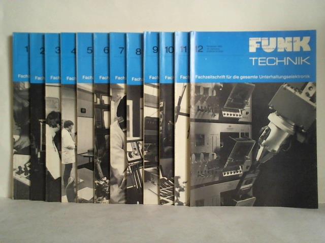 Funk-Technik - Fachzeitschrift fr die gesamte Unterhaltungselektronik - 35. Jahrgang 1980, Heft 1 bis 12. Zusammen 12 Hefte