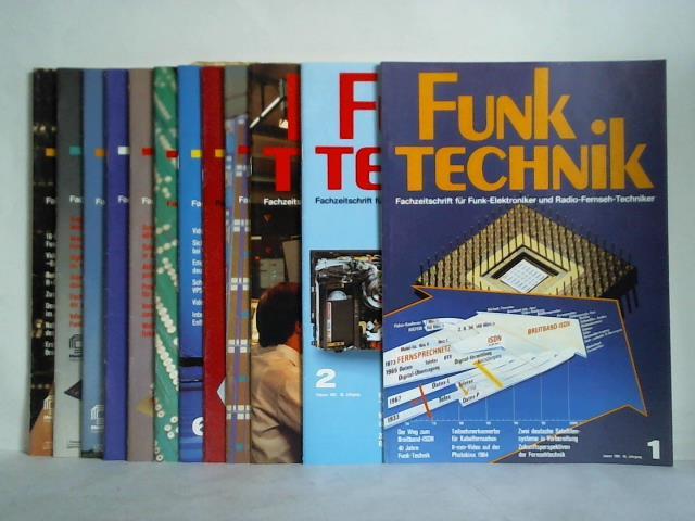 Funk-Technik - Fachzeitschrift fr Funk-Elektroniker und Radio-Fernseh-Techniker - 40. Jahrgang 1985, Heft 1 bis 12. Zusammen 12 Hefte