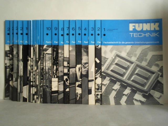 Funk-Technik - Fachzeitschrift fr die gesamte Unterhaltungselektronik - 32. Jahrgang 1977, Heft 1 bis 24. Zusammen 24 Hefte
