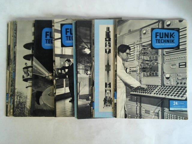 Funk-Technik - Fernsehen - Elektronik - 16. Jahrgang 1961, Heft 1 bis 24. Zusammen 24 Hefte