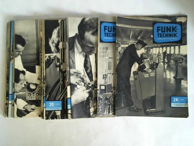 Funk-Technik - Fernsehen - Elektronik - 15. Jahrgang 1960, Heft 1 bis 24. Zusammen 24 Hefte