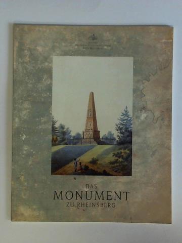 Fuchs, Detlef (Redaktion) - Das Monument zu Rheinsberg