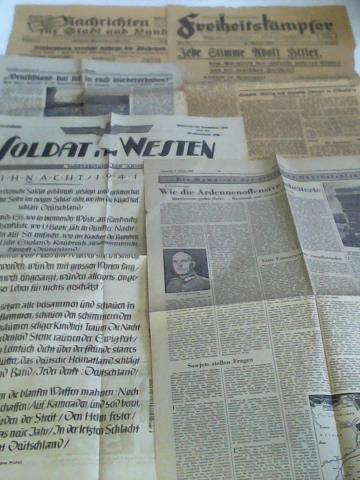 (Zeitungen im Dritten Reich) - 5 unkomplette Zeitungen aus 1932 bis 1949