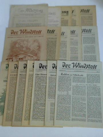 (Internierungslager CAMP, Sandbostel) - Der Windstoss - Wetterberichte aus dem 2. C. I. C. Sandbostel, 1. Jahrgang 1947, Nr. 1 bis 17. Zusammen 17 Ausgaben