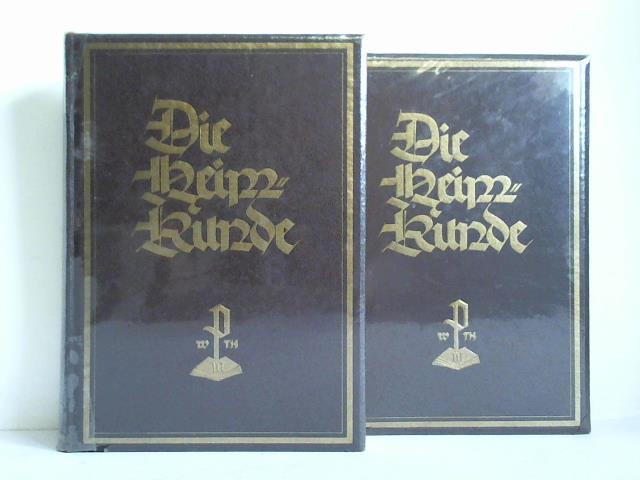 Erlewein, Eugenie - Heim-Wirtschaftskunde. Fhrer durch die wichtigsten Gebiete in Kche und Haushalt, Band 1: Kche / Band 2: Heim- und Haushalttechnik. Zusammen 2 Bnde