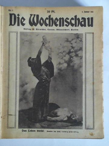 Wochenschau, Die - Illustrierte Zeitung des Lbecker General-Anzeiger - Jahrgang 1919, Nr. 1 bis 52 zusammen in einem Band