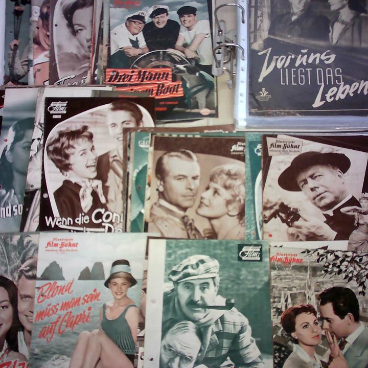 Sammlung von ca. 200 Filmprospekten bzw. Filmbroschüren der 40er/50er und frühen 60er Jahre