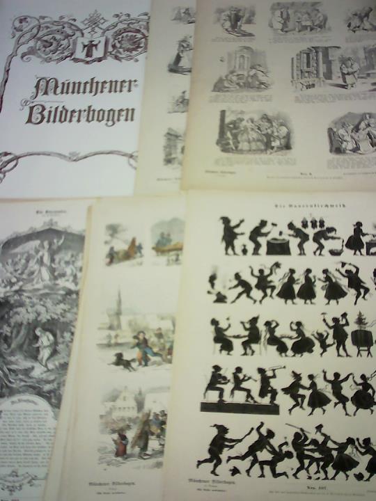 Mnchener Bilderbogen - Sammlung von 32 Bogen