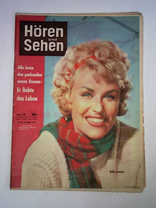 Hren und Sehen - Fernseh-Stunde - Heft 12, 22. bis 28. Mrz 1959