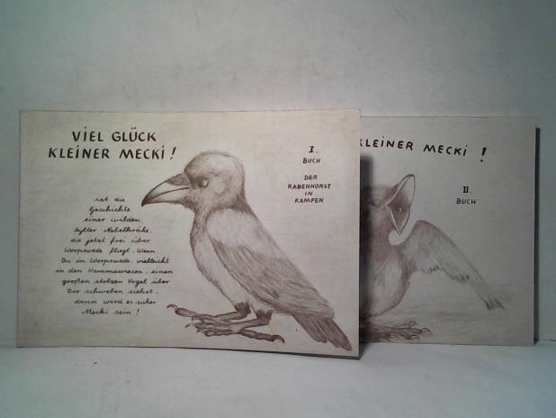 Braig, Andrea/ Brandau, Reinhart - Viel Glck kleiner Mecki! I. Buch: Der Rabenhost in Kampen/ II. Buch: Mecki bei den Menschen. 2 Bnde