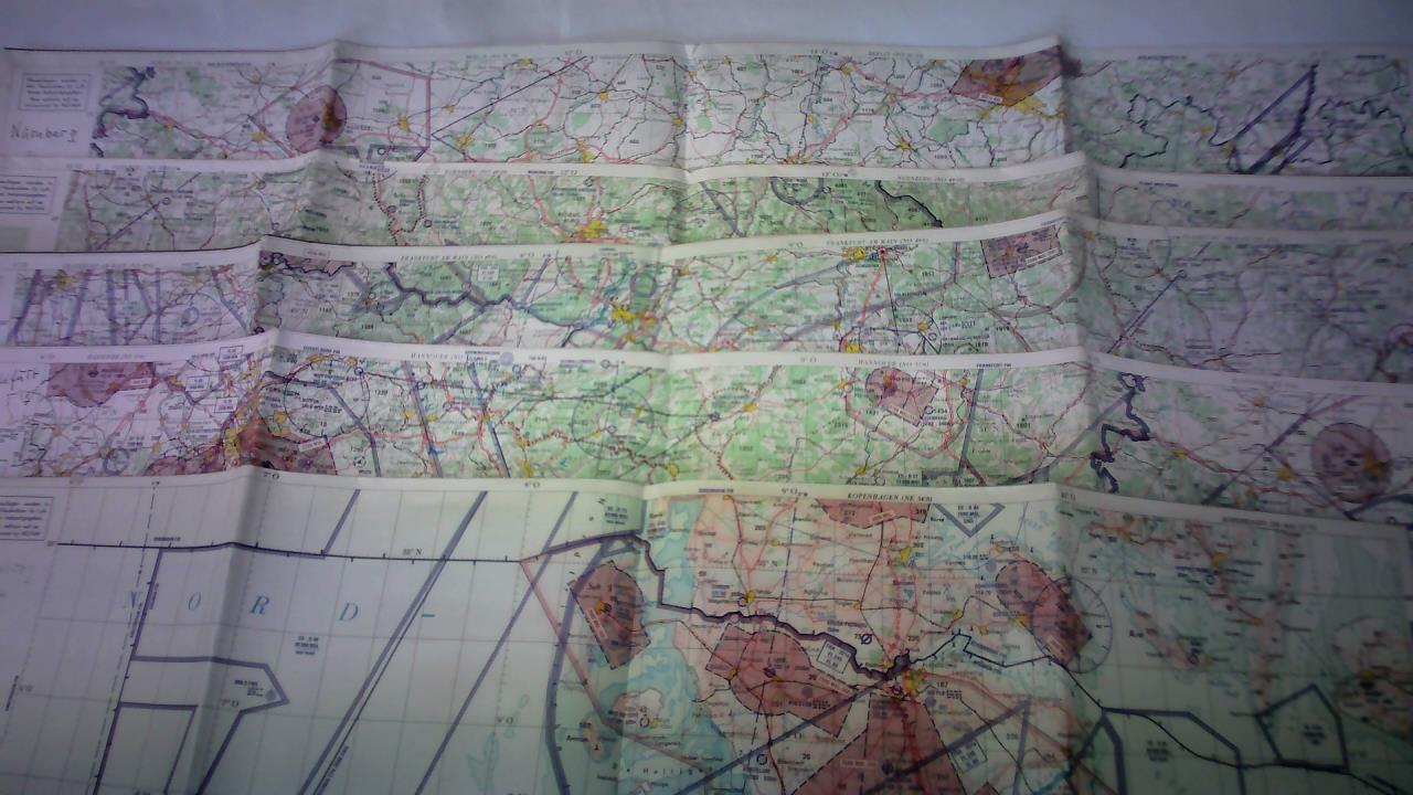 Luftfahrtkarte - Aeronautical Chart - 5 Ausgaben