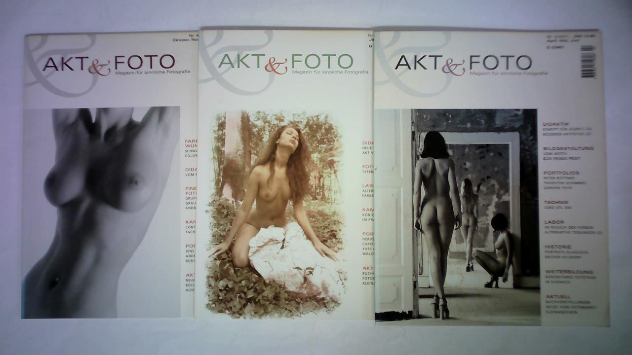 Akt & Foto. Magazin fr sinnliche Fotografie - 3 Hefte