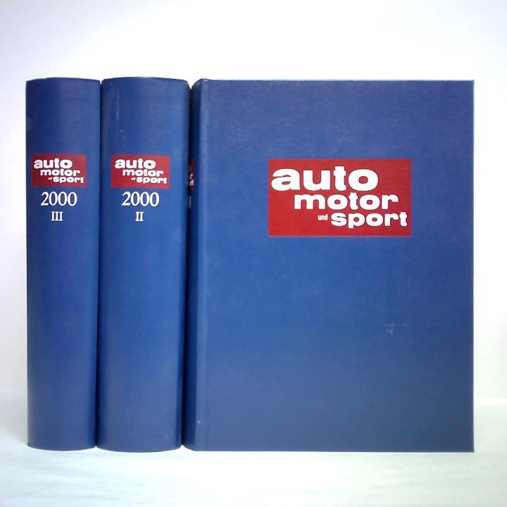 Auto, Motor und Sport - Jahrgang 2000, Heft 1 bis 26. Zusammen 26 Hefte in 3 Bnden